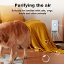 Purificador de aire mini para mascotas, eliminador de olores portátil con alimentación USB, material de plástico, ideal para caja de arena de gato y caseta de perro, bajo voltaje, FreshBreeze