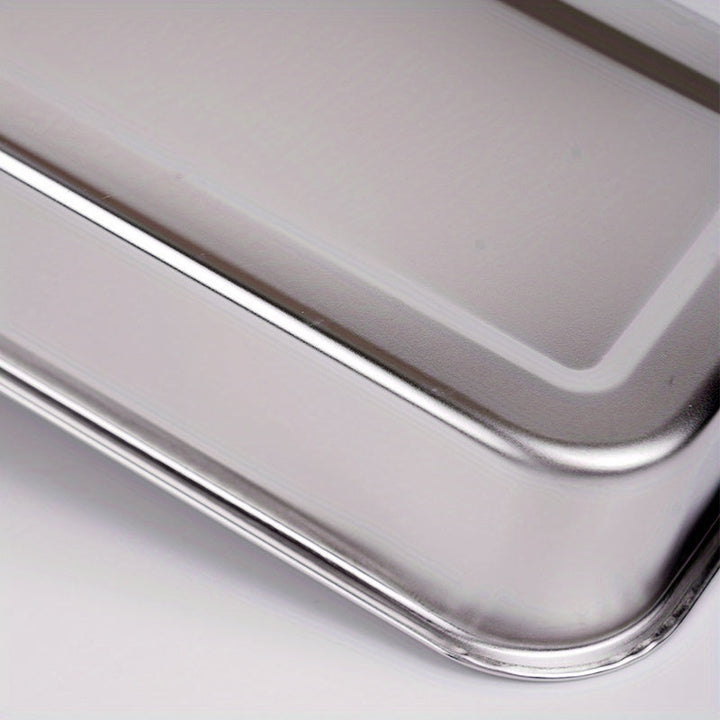 Bandeja de Desinfección de Acero Inoxidable para Uso Comercial/Residencial con Tapa, Dental, Cocina y Baño - Placa Cuadrada Fácil de Limpiar, Sin Necesidad de Electricidad - Modelo 201, Utilitario de Cocina Moderno, Construcción de Alta Calidad, Higiene