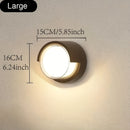 Lámpara de Pared LED | Blanco Cálido 3000K | Aluminio Fundido Negro con Cubierta Semitransparente | Uso Interior/Exterior | Iluminación Eficiente en Energía para Caminos, Villas y Pasillos | Diseño Moderno, Luces LED para Habitaciones