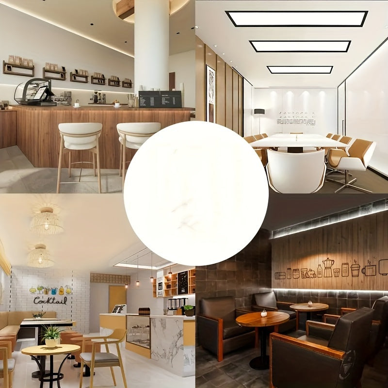 Colgante de Techo Industrial Moderno - Fácil Instalación, Montaje Semi-Encajonado para Restaurantes, Cafeterías, Dormitorios y Exposiciones - Base de Bombilla GU10 (Bombilla No Incluida), Foco, Iluminación Decorativa, Perfecto para Regalos de Navidad, Of