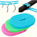 Cuerda de Ropa de Nylon Resistente - 9.8ft Portátil, Antideslizante y a Prueba de Viento para Secado Interior/Exterior, Perfecta para Camping y Dormitorios, Cuerdas de Ropa