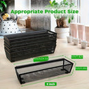 Organizador de Cajón de Cocina Expandible de 6 Piezas para Cubiertos y Cubertería - Metal Duradero, Diseño Ligero con Brazos Entrelazados para Almacenamiento Fácil (9.6x3x2 pulgadas)