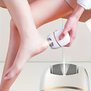 Exfoliador eléctrico recargable para pies con 3 cabezales intercambiables, exfoliación de piel gruesa, carga USB, portátil y fácil de usar para cuidado de piel agrietada y seca, cortador de callos para pies suaves