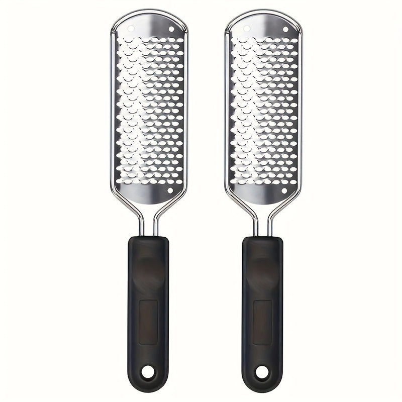 Lima de acero inoxidable para eliminar piel muerta, no requiere electricidad, libre de formaldehído, sin batería, no incluye adaptador de alimentación