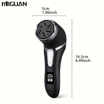 Este desechador de pies eléctrico profesional es recargable, fácil de usar y elimina eficazmente la piel muerta para restaurar tus pies suaves. Es ideal para uso en casa, viajes y salones.