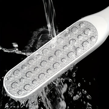 Placa de exfoliación de pies de acero inoxidable de doble cara, esencial para eliminar callos y piel muerta, dejando tus pies suaves