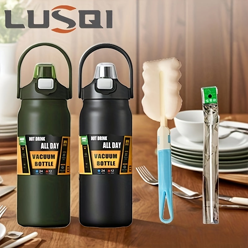 Termo portátil para dos bebidas de 40.5/54 onzas, ideal para ciclismo al aire libre, senderismo, oficina o hogar - duradero