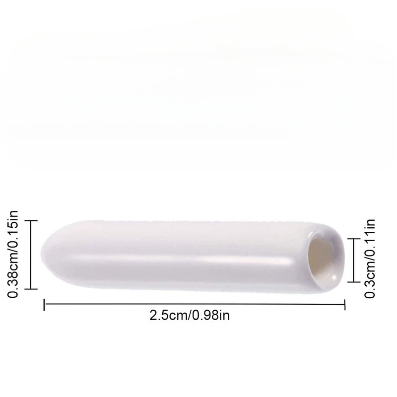 100 piezas de tapas de silicona para la parte superior de la placa del lavavajillas, cubiertas flexibles redondas para los extremos de las tijeras, tapas de punta para el organizador de estantes, protector de cable para el almacenamiento de cocina.