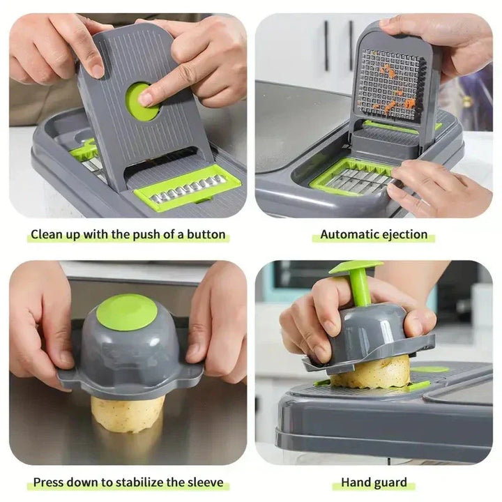 Picador con tabla y recipientes 28 piezas