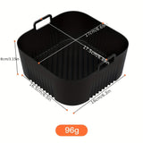 1/2 piezas de bandeja de hornear de silicona para freidora de aire, compatible con modelos Philips HD9252, HD9200 y HD9255, superficie antiadherente para limpieza fácil en freidora de aire, horno y microondas.