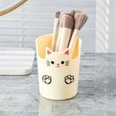 Organizador Creativo de Brochas de Maquillaje - Esencial para Dormitorio, Caja Organizadora de Pinceles y Lápices de Cejas para Escritorio