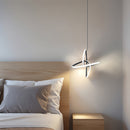 1 pieza de lámpara colgante LED negra moderna, adecuada para salones, cocinas, dormitorios, luz de techo sencilla, instalación semienterrada, lámpara desmontable, sin batería, cableado fijo, 110-240V
