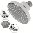 Cabezal de ducha de lluvia a alta presión con rótula giratoria ajustable, acabado en cromo, montaje en pared, fácil instalación, boquillas autolimpiantes, diámetro de 9.5 cm, material ABS, forma redonda para baños modernos, accesorios para ducha