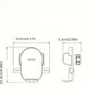 Soporte para teléfono de coche ajustable en vertical y horizontal, ofrece alta estabilidad y fuerte adhesión, incluye almohadilla adicional. Compatible con todos los smartphones