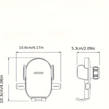 Soporte para teléfono de coche ajustable en vertical y horizontal, ofrece alta estabilidad y fuerte adhesión, incluye almohadilla adicional. Compatible con todos los smartphones