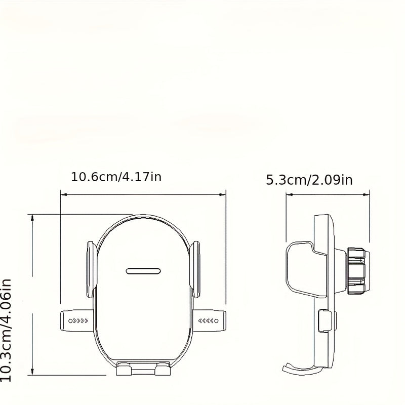 Soporte para teléfono de coche ajustable en vertical y horizontal, ofrece alta estabilidad y fuerte adhesión, incluye almohadilla adicional. Compatible con todos los smartphones
