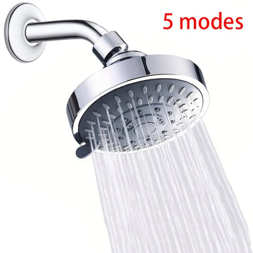 Cabezal De Ducha De Alta Presión, Cabezal De Ducha Fijo Para Baño, Cabezal De Ducha Superior Ajustable De 5 Modos, Rociador De Ducha Para Baño, Ducha De Lluvia, Accesorios De Baño