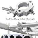 Gancho de sujeción para luces de escenario de aleación de aluminio, hebilla universal cruzada para andamios y accesorio conector para tubos redondos, compatible con focos LED PAR móviles de haz y spot