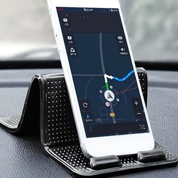 Soporte de teléfono para coche multifuncional - Resistente al calor, antideslizante, con agarre seguro, compatible con navegación GPS y conducción sin manos, montaje de teléfono para coche, montaje de teléfono para coche, seguro, duradero.