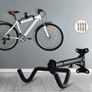 Soporte para bicicleta de metal resistente, soporte negro impermeable con gran capacidad de carga para uso en interiores/exteriores, 1 unidad