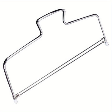 Herramienta de capas de pastel de acero inoxidable - Grosor ajustable, corte de doble línea para rebanadas de pan y pastel uniformes, esenciales para hornear, cuchilla de pastel, acabado metálico elegante, gadget de cocina duradero