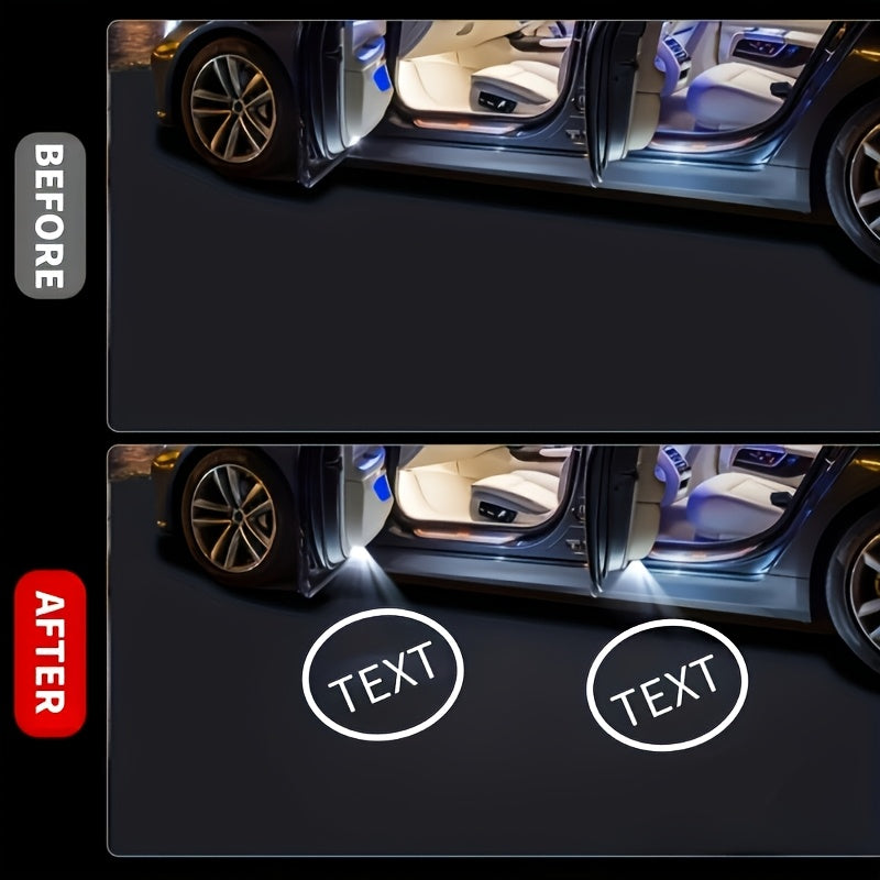 2 Piezas de Luces LED Proyectoras para Puertas de Coche, Bienvenida y Paso para Dacia, Volvo, Subaru, Citroën, Mazda