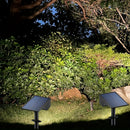 Pack de 4 Luces Solares para Jardín Exterior, Luces para Árboles y Paisajes de Villa con 66 LEDs, Foco Solar Impermeable IP65 sin Control Remoto