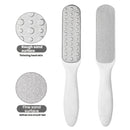 Exfoliador de Pies con Mango Ergonómico - Piedra Pómez Manual para Eliminar Pelos Muertos, 4 Colores (, Rosa, Azul Claro, Verde Menta) - Exfoliante de Plástico Duradero para Pies Suaves en Casa