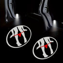 2 piezas de luces traseras de coche LED con diseño de silueta de niña juguetona - Rojo y blanco, alimentadas por batería, ajuste universal para coches, SUV y más - Regalo ideal para vacaciones para hombres y mujeres, luces traseras para coches, sin bater