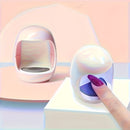 Lámpara de uñas LED de secado rápido con alimentación USB y cable - Diseño portátil en forma de huevo para el arte de uñas de secado rápido, esencial para el cuidado de las uñas de las mujeres | Cuerpo de plástico moderno, no necesita batería, accesorios