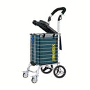 XIARI Carrito Plegable Multiusos - Hierro Duradero, Ruedas de Polipropileno para Cocina y Comedor, XIARI