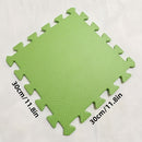 30 piezas de alfombrilla de espuma con diseño de patchwork de patrón cruzado, material, diseño monocromo, adecuado para salas de juego, yoga y temas de vacaciones - gris, amarillo, azul, beige, rosa.