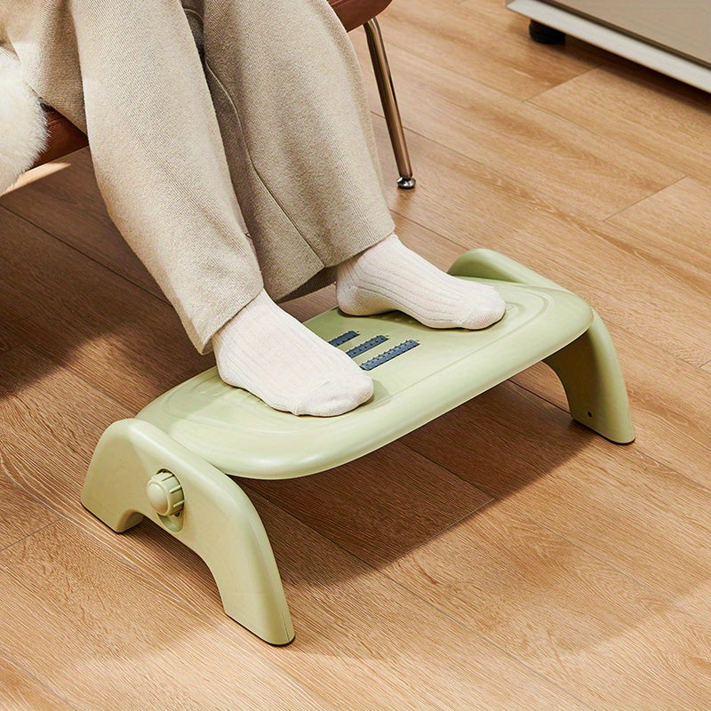 Taburete Ergonómico para Oficina - Negro/Blanco, Plástico Duradero, Ideal para Siestas y Confort en el Sofá