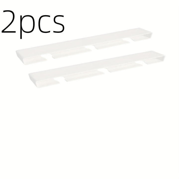 2/4/6 piezas, soporte para copas de vino, acabado pulido, estante colgante de plástico, soporte de secado de vidrio de pierna alta para almacenamiento y organización de bar de cocina.