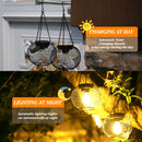 2 luces solares colgantes para exteriores, luces solares mejoradas, iluminación decorativa para jardín, energía solar, ideales para terrazas, céspedes y patios traseros