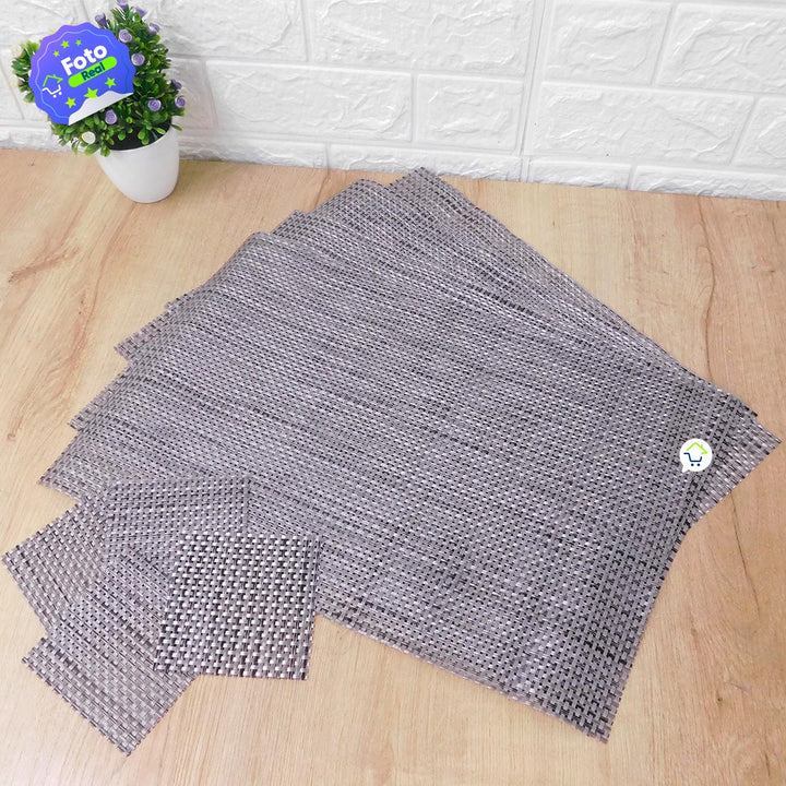 Set Mantel Individual x4 Portavasos Mesa Decorativo Cocina P494