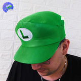 Gorra Mario Bros Disfraz Infantil Caricatura Videojuegos BP03N