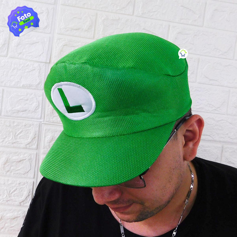 Gorra Mario Bros Disfraz Infantil Caricatura Videojuegos BP03N