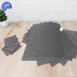 Set Mantel Individual x6 Portavasos Mesa Decorativo Cocina P196