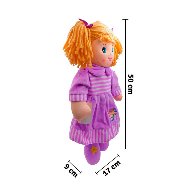 Muñeca De Trapo 50cm Peluche Grande Suave Con Vestido Niñas Bebés NL16-3