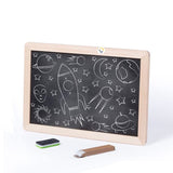 Tablero Doble Cara Didáctico Multiusos Pequeño Marcador Tiza GM1903