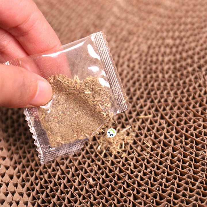 Rascador Para Gatos Catnip Anti Estrés Cartón Corrugado SC2112-217