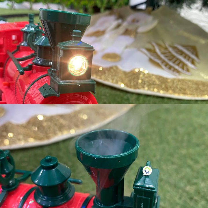 Tren Clásico 24 Piezas Luces Sonidos Infantil Árbol Navidad TCNO3