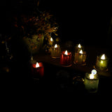 Velas LED X24 Colores Perlados Decoración Hogar 🕯️ CVEL9