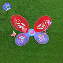 Disfraz De Mariposa Hada Alas Diadema Varita Halloween OF491
