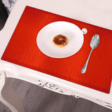 Mantel Individual Navideño x6 Metalizado Mesa Decorativo B315X6