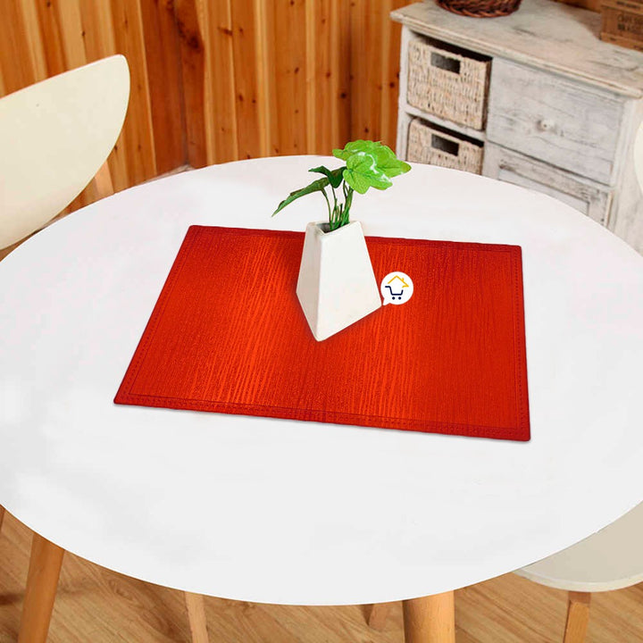 Mantel Individual Navideño x6 Metalizado Mesa Decorativo B315X6