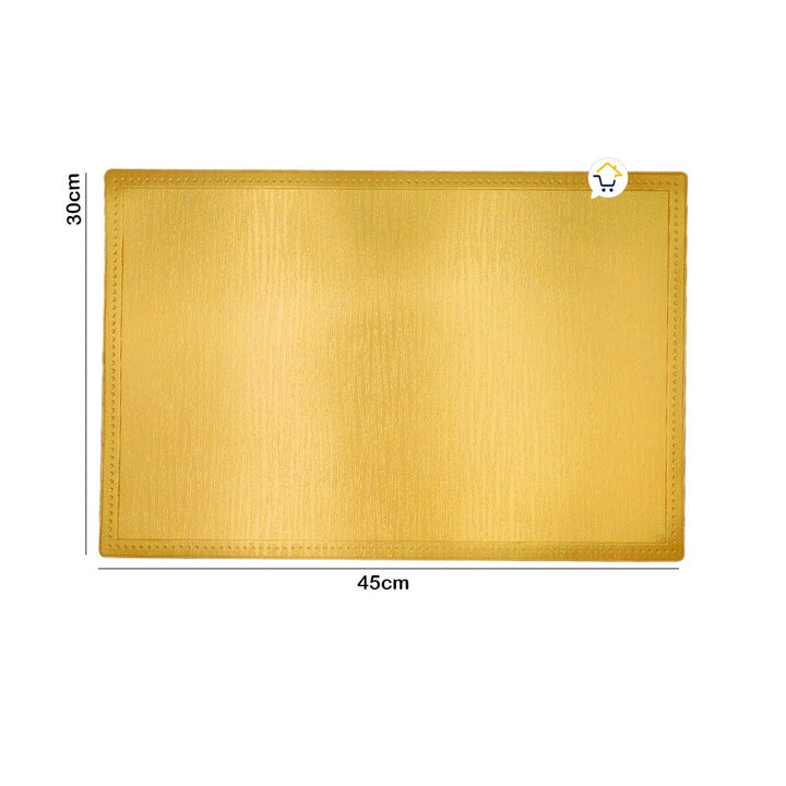 Mantel Individual Navideño x6 Metalizado Mesa Decorativo B315X6