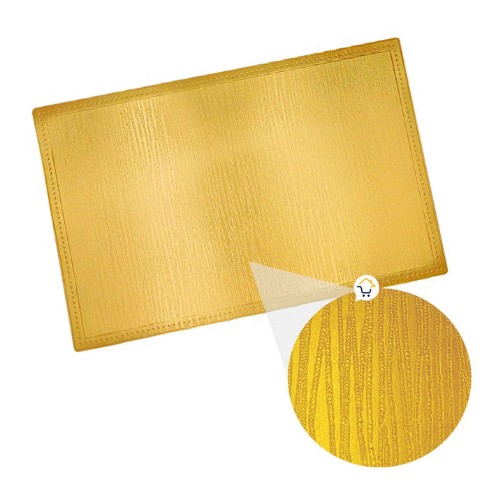 Mantel Individual Navideño x6 Metalizado Mesa Decorativo B315X6