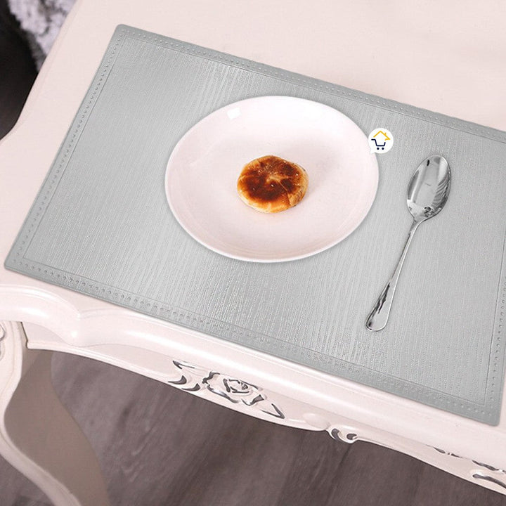 Mantel Individual Navideño x6 Metalizado Mesa Decorativo B315X6